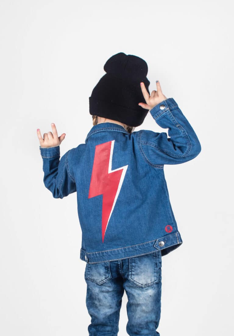 Baby Toddler Kids David Bowie Denim Jacket Coat