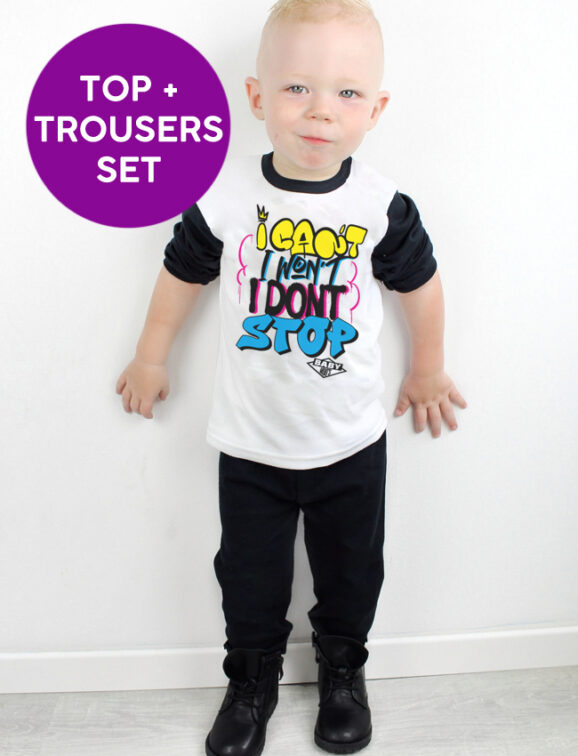 Beastie Boys Kids Clothing Set Toddler Raglan Co-ord top & trouser set
