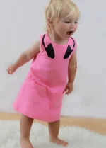 Dj Headphones Trendy Girls Dress Toddler & Baby Dresses