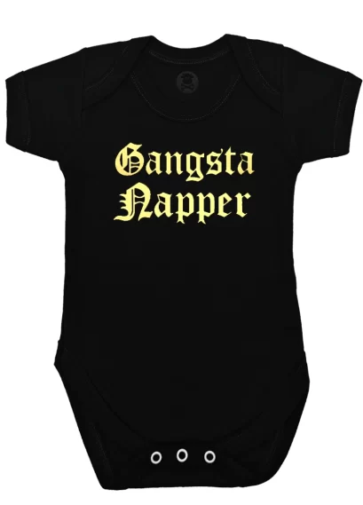 Gangsta Napper Baby Grow Rap Music Baby Clothes