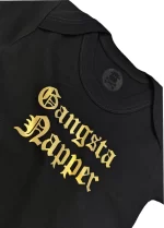 Gangsta Napper Baby Grow Rap Music Baby Clothing Neckline