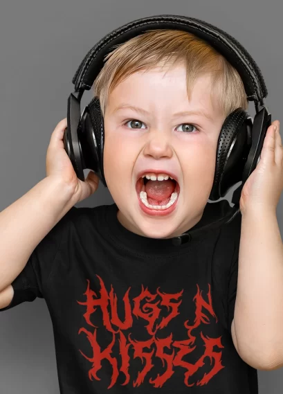 Heavy Metal Baby T-Shirt Metal Band Toddler Kids Tee