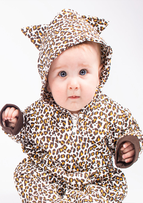 Baby Girls Pink Leopard Print Novelty Romper 0-3 3-6 6-9 Months Free UK P&P
