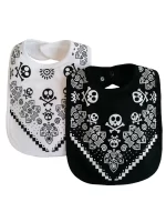 Rock Star Baby Bibs Toddler Rock n Roll Bib Double Set