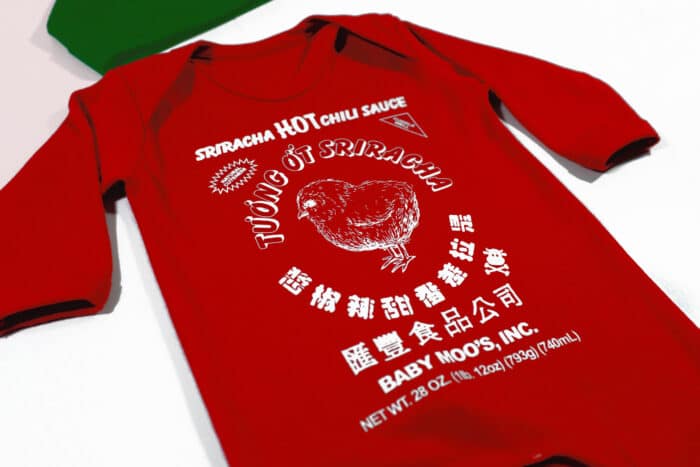 Sriracha Novelty Baby Costume Outfit