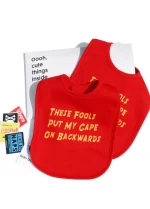 Funny Baby Gift Set These Fools Cape Baby Toddler Bib Set