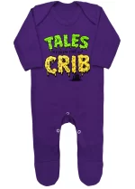 Tales From The Crib Halloween Spooky Baby Sleepsuit Gothic Romper
