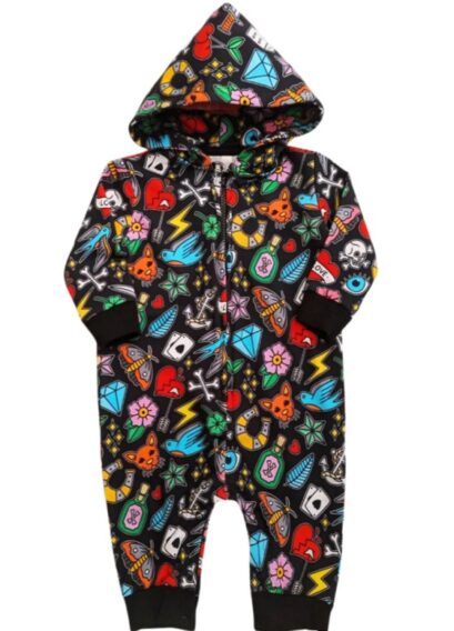 Tattoo Print Onesie