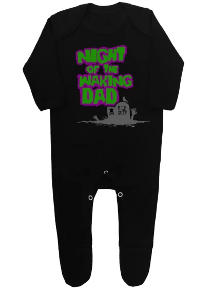 Zombie Baby Sleepsuit Night of the Waking Dad Romper
