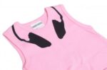 Cool Baby Toddler Pink Girls Dress with Headphone Music Lover Awesome Print